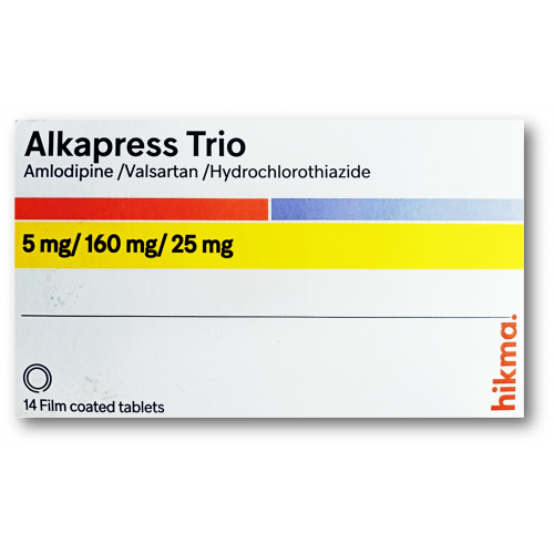 alkapress trio 5/160/25 mg 14tab