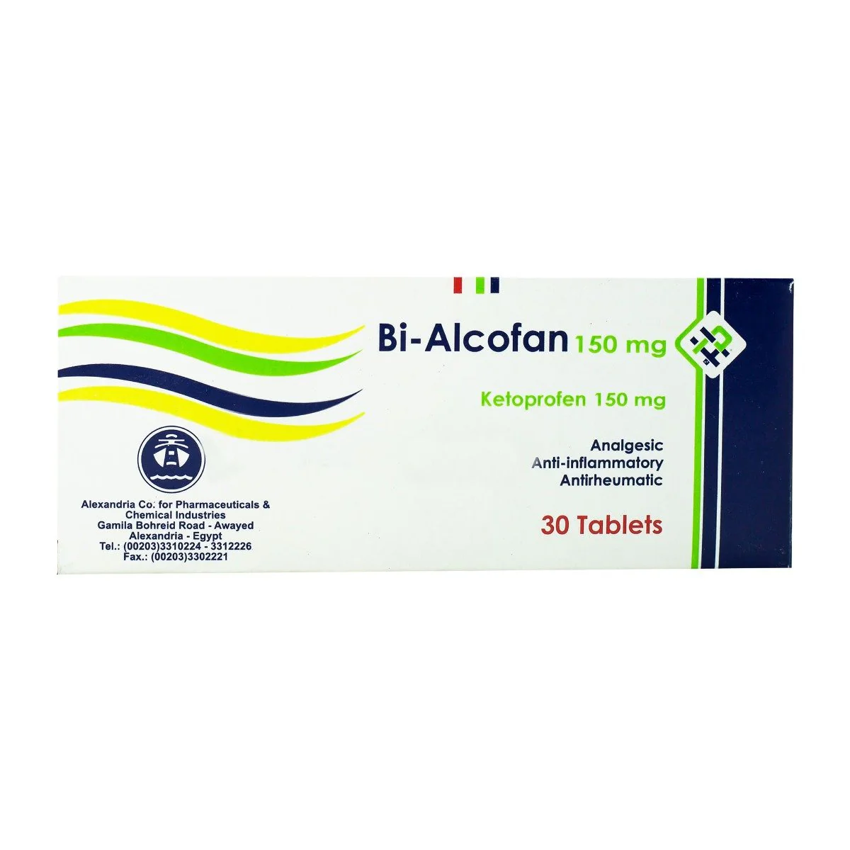BI-ALCOFAN 150 mg 30TAB