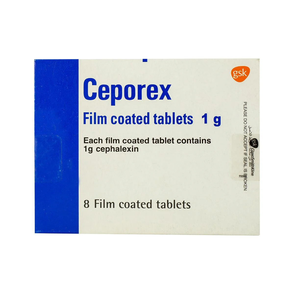 CEPOREX 1GM 8 TAB
