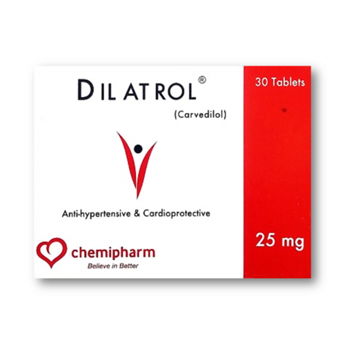 DILATROL 25 MG 30 TAB