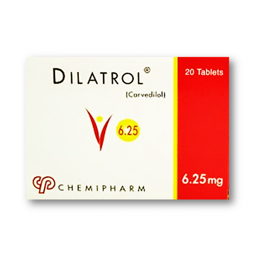 DILATROL 6.25MG 30 TAB