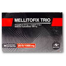 mellitofix trio 25/5/1000 mg 30 tab