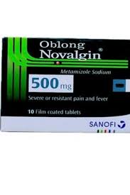 NOVALGIN OBLONG 500 MG 10 F.C.TABS.